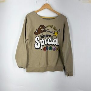 Lizzo Youre Special Sasha Be Fluting Tan Graphic Tour Sweatshirt Womens‎ Large